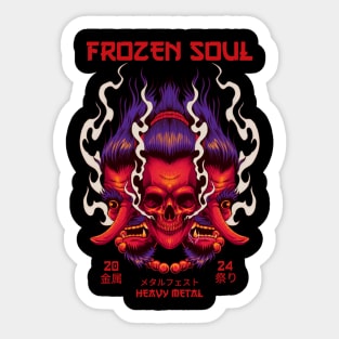 frozen soul Sticker